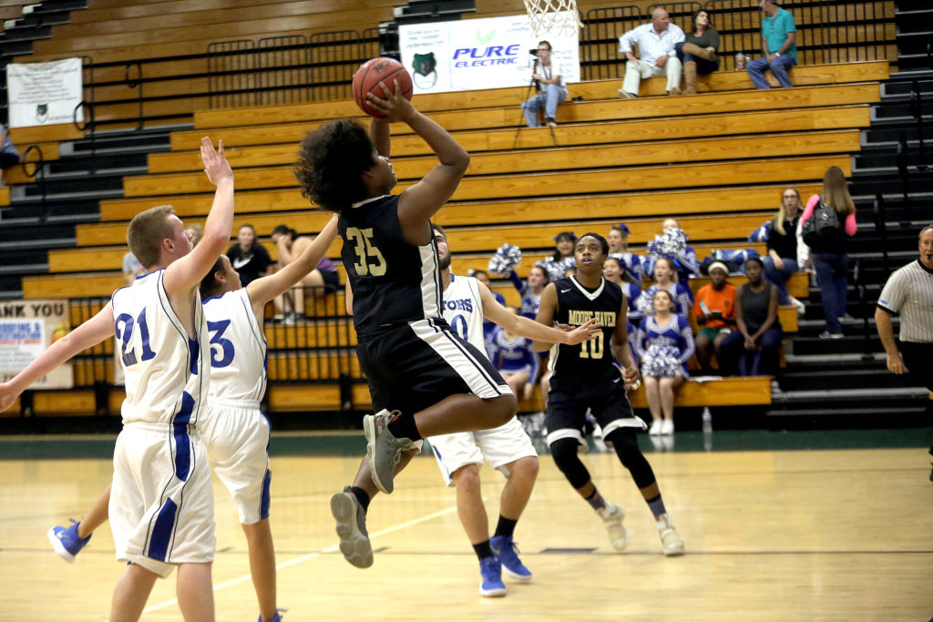 Harris, Baker provide strength at both ends of court for Moore Haven • The Seminole Tribune