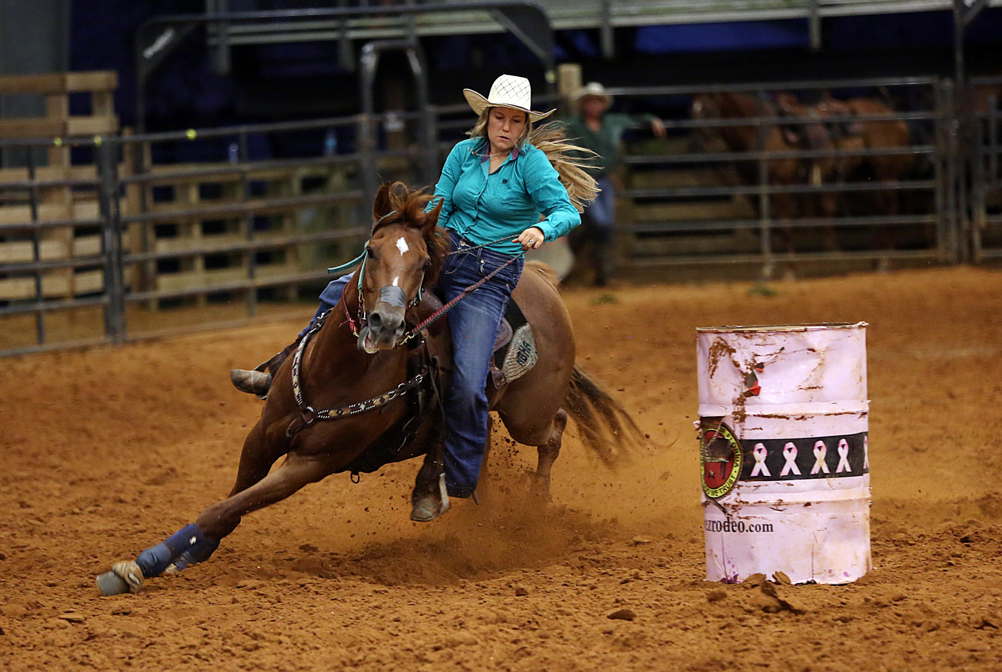 Jalee Wilcox competes at National High School Finals Rodeo • The