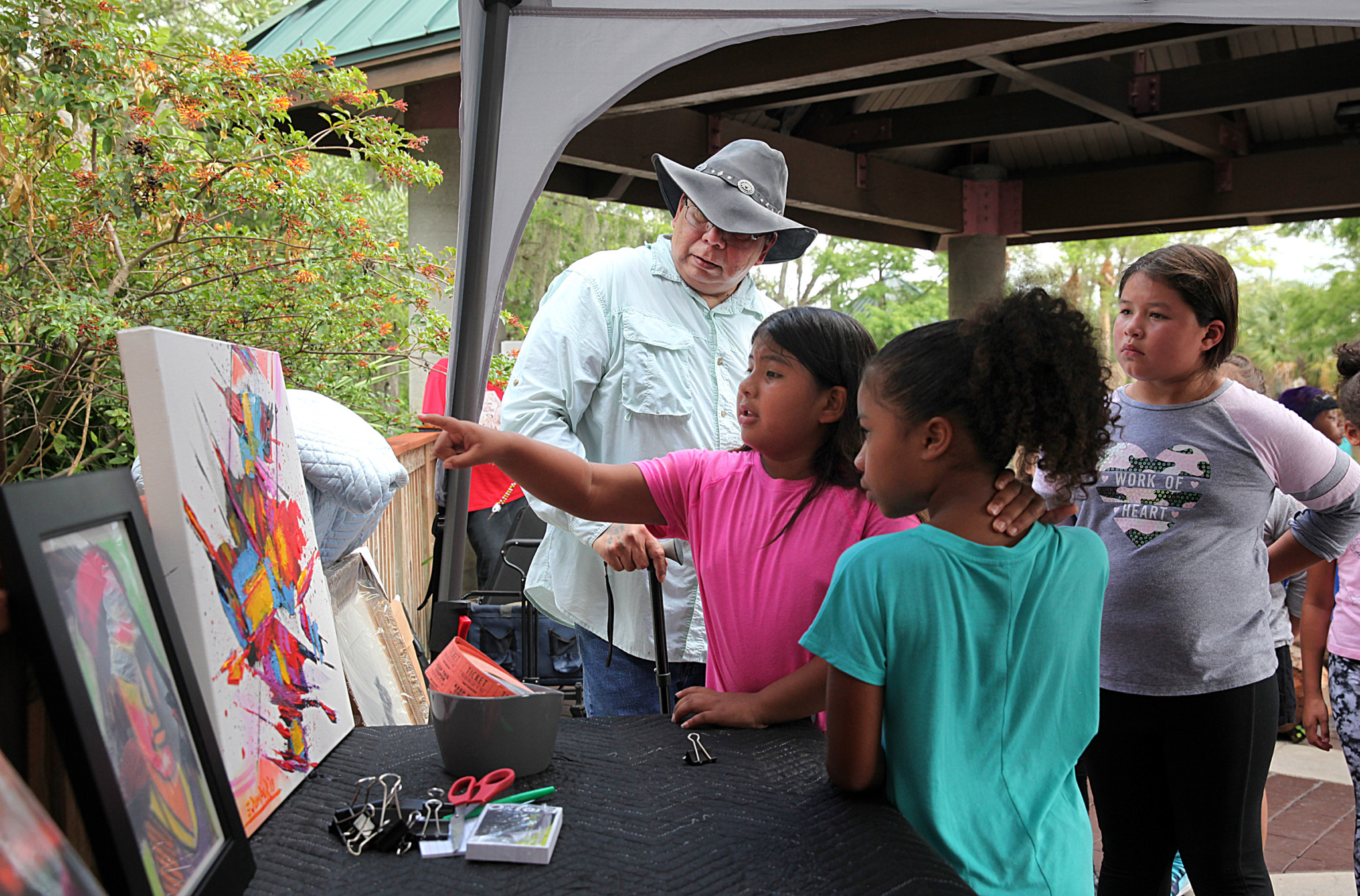Elgin Jumper shows art, teaches painting at museum • The Seminole Tribune