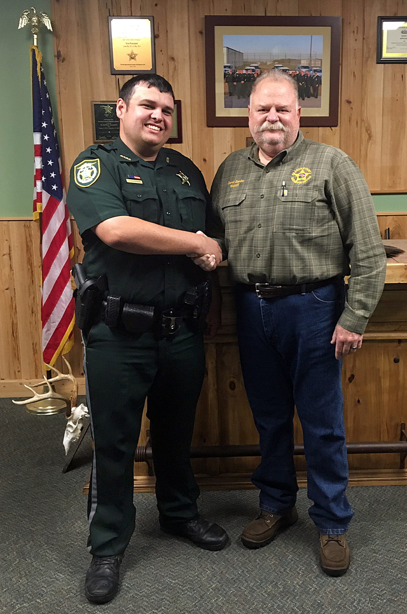 Talon Youngman promoted to sergeant in Glades County Sheriff's Office
