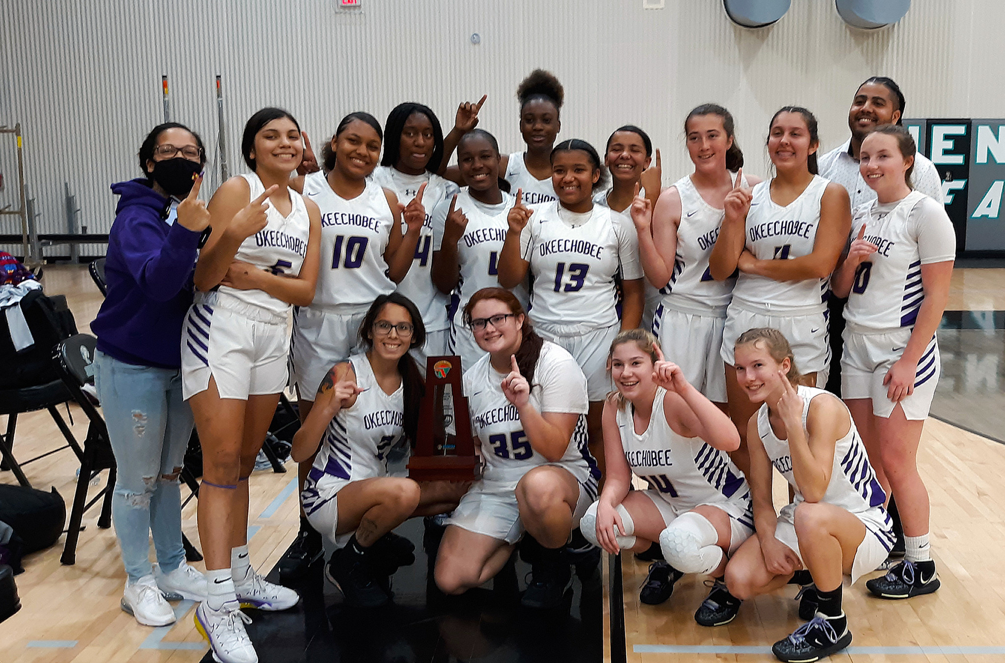 A program on the rise as Okeechobee High girls win district title • The