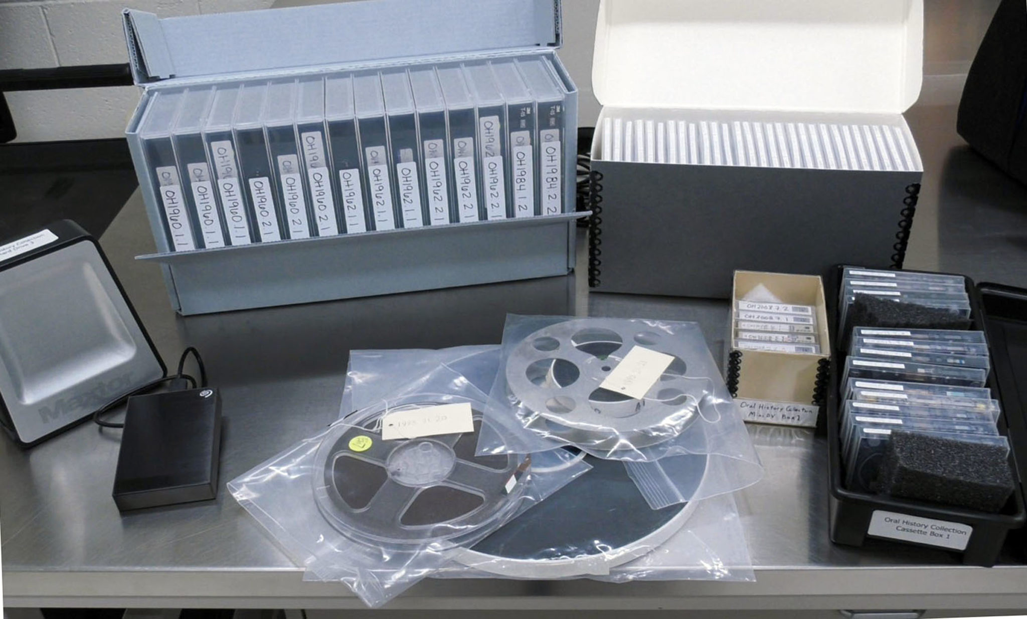 The museum’s oral history collection content and security • The