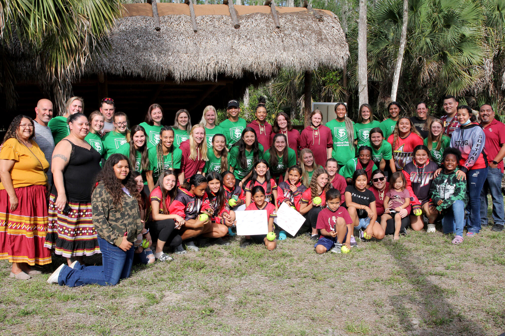 FSU softball team learns about Seminole culture in Big Cypress • The
